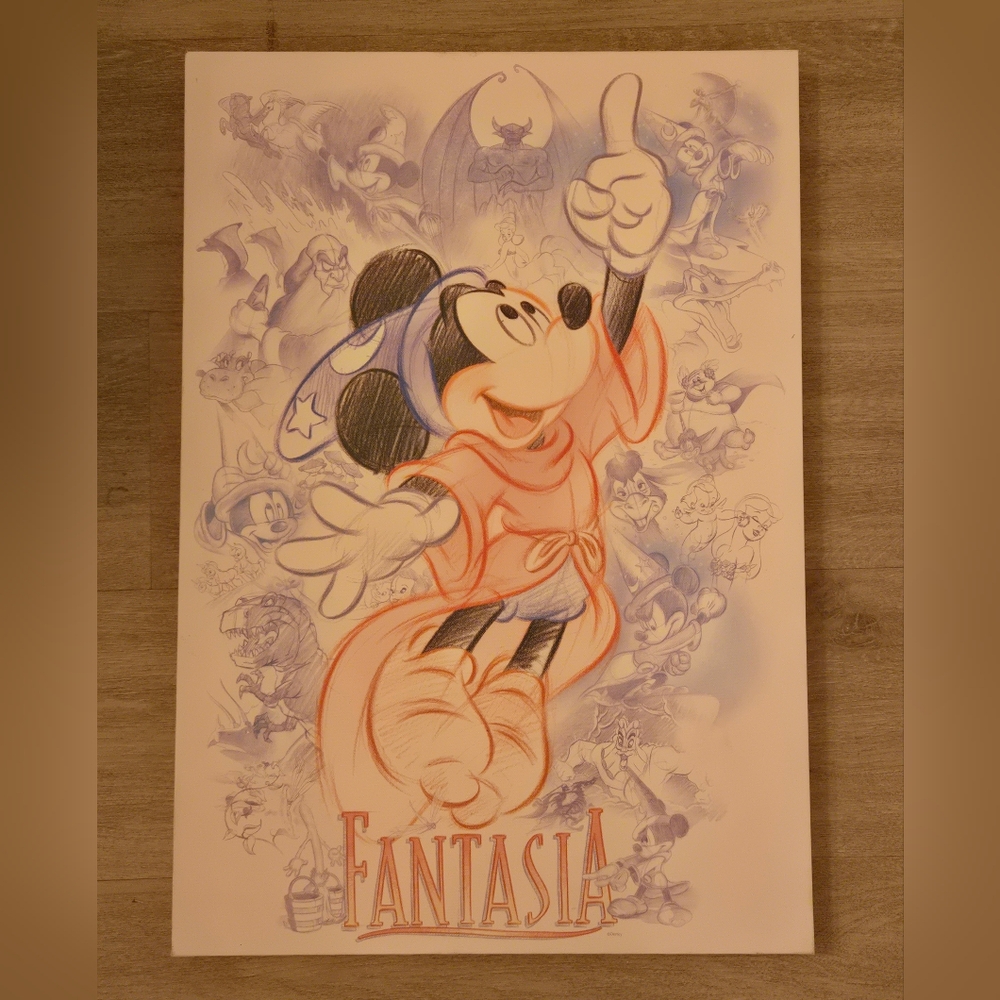 Fantasia Studio Sketches Canvas Print